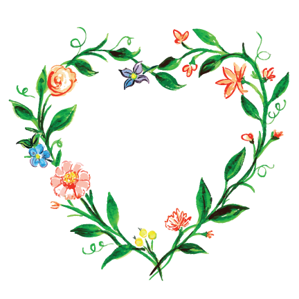 Watercolor Heart for Print