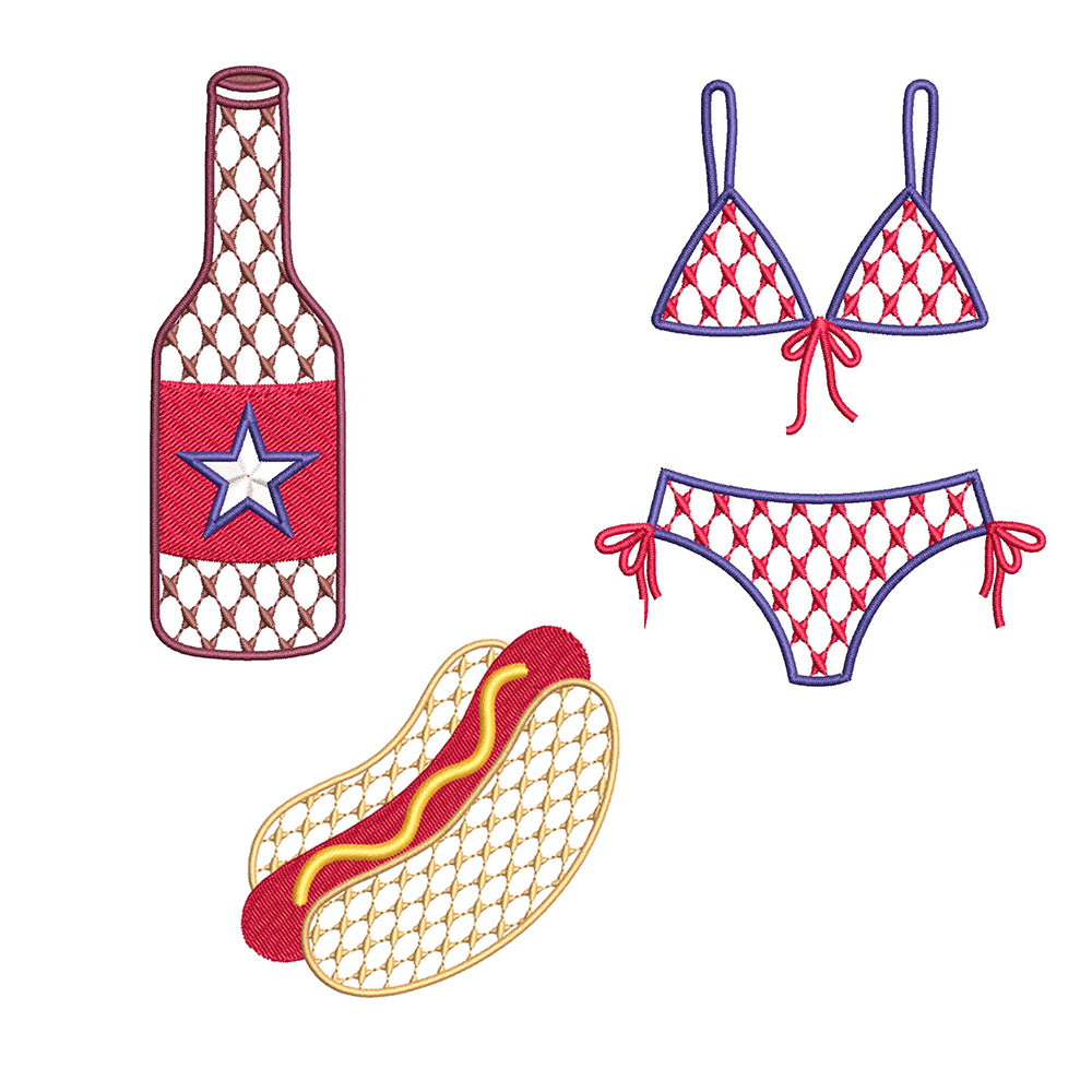 Chic Americana for Embroidery