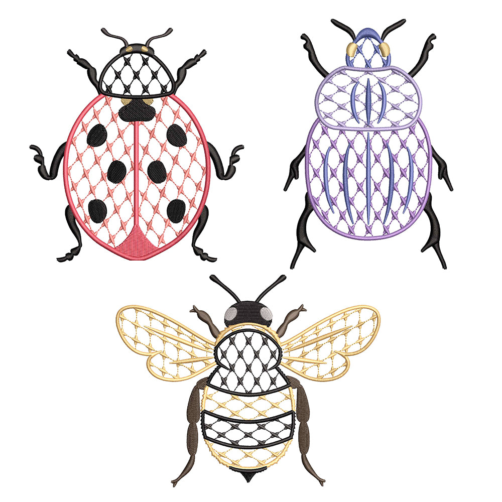 Chic Bugs for Embroidery
