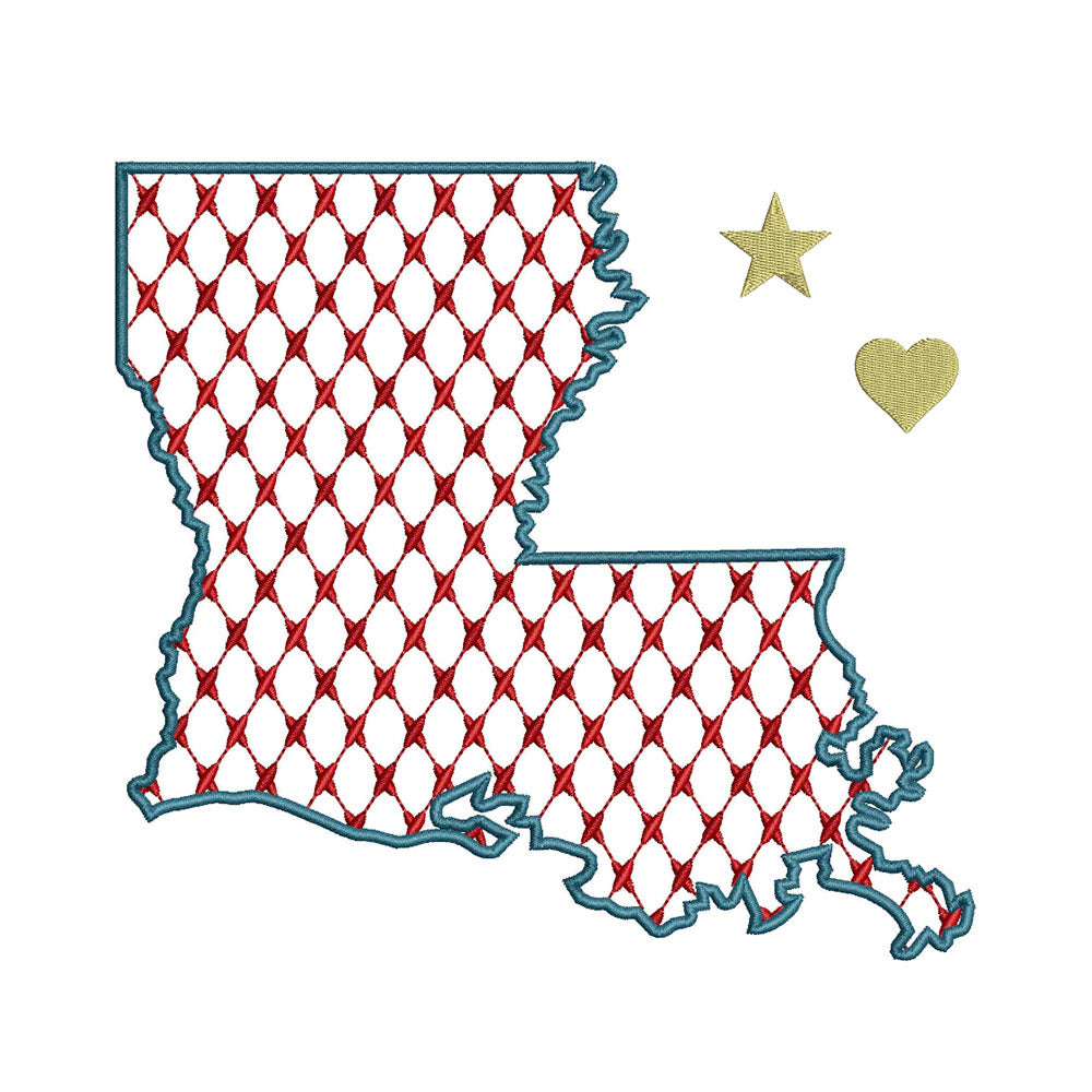 Chic Louisiana for Embroidery