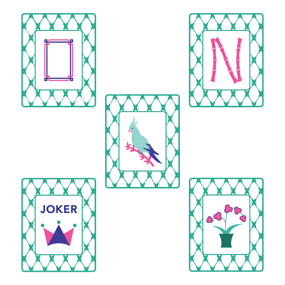Chic Mahjong II for Print