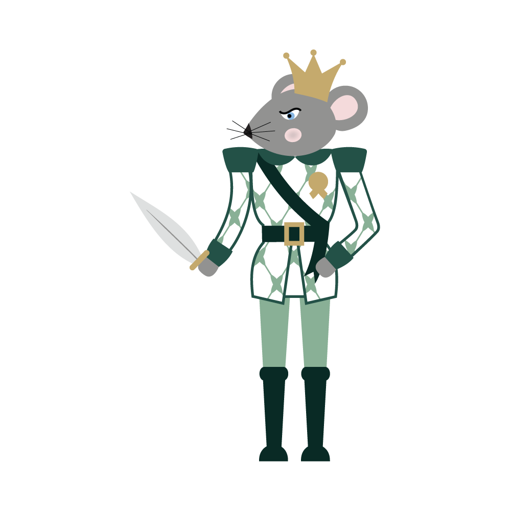 Chic Mouse King for Print