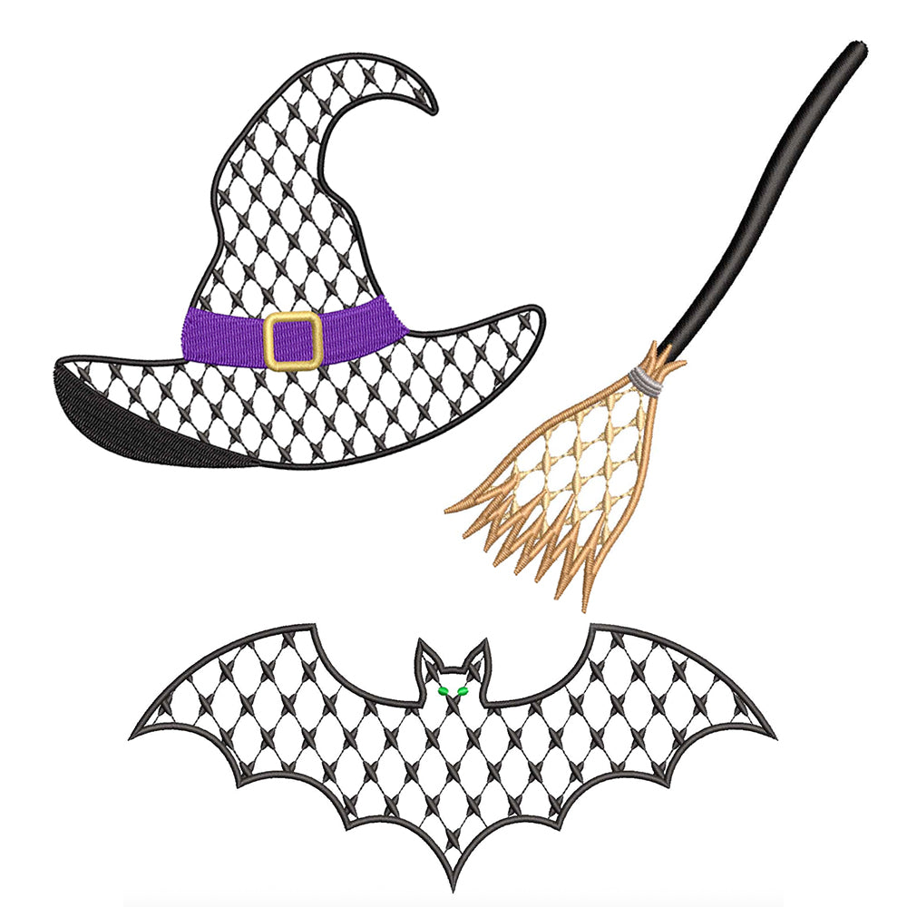 Chic Spooky Set for Embroidery