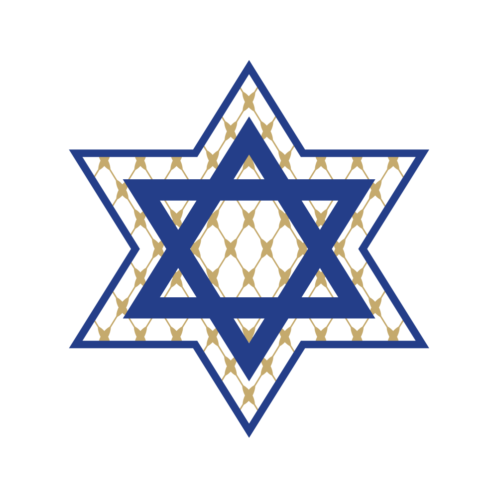 Chic Star of David for Print