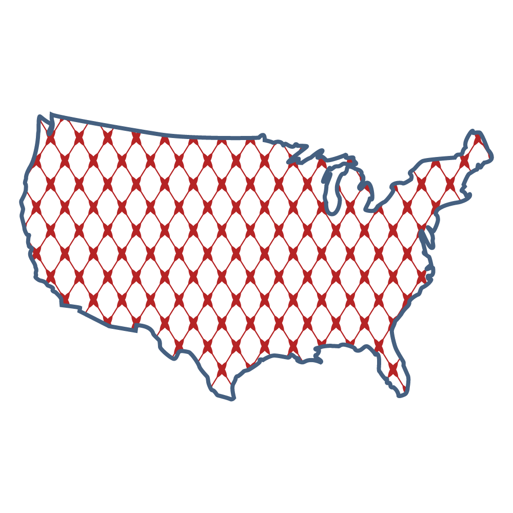 Chic United States of America for Print