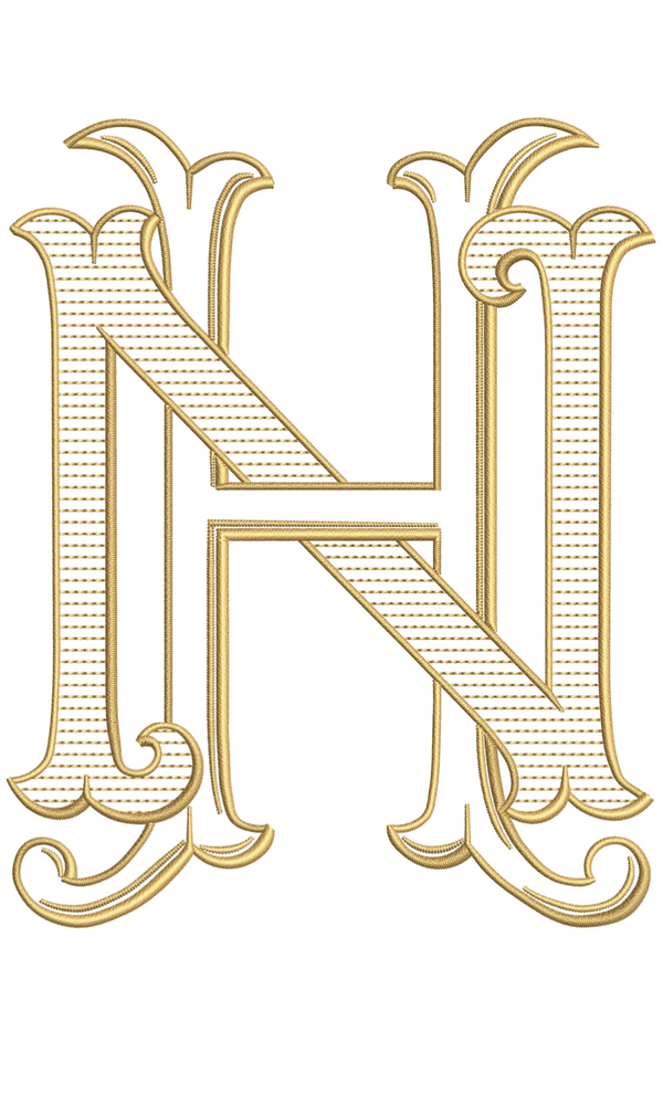 Letter N Custom Letter N for embroidery – Shuler Studio