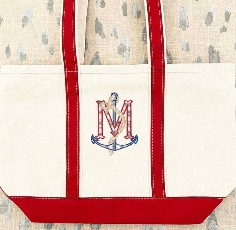 Single Nautical Font for Embroidery