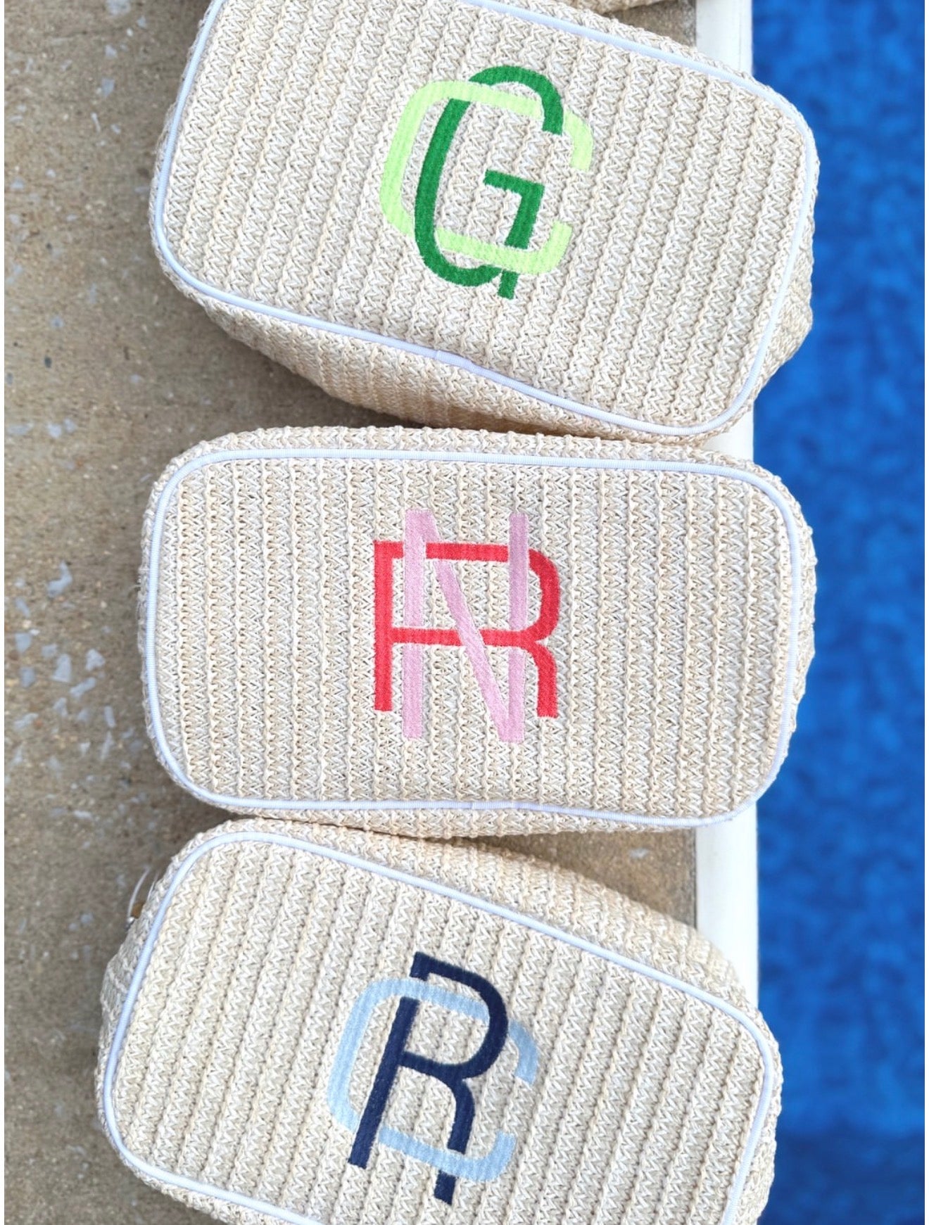 Monogram Block Font for Embroidery
