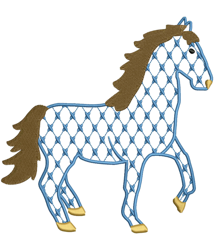 Chic Horse for Embroidery