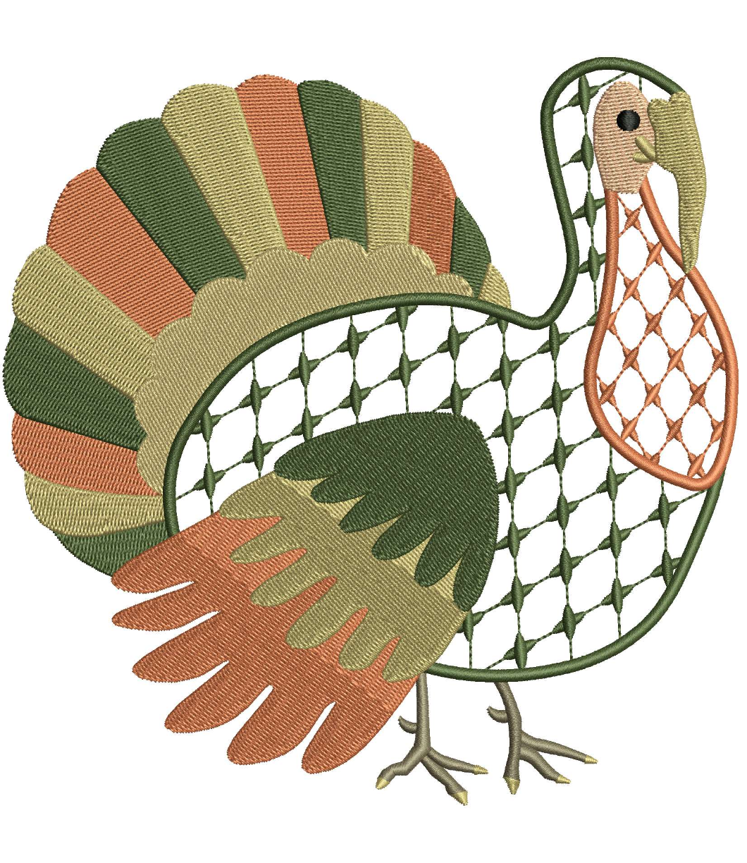 Chic Turkey Gent for Embroidery
