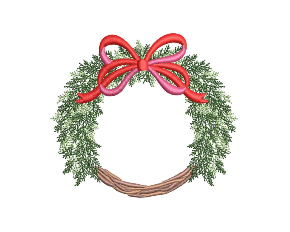 Cedartown Wreath for Embroidery