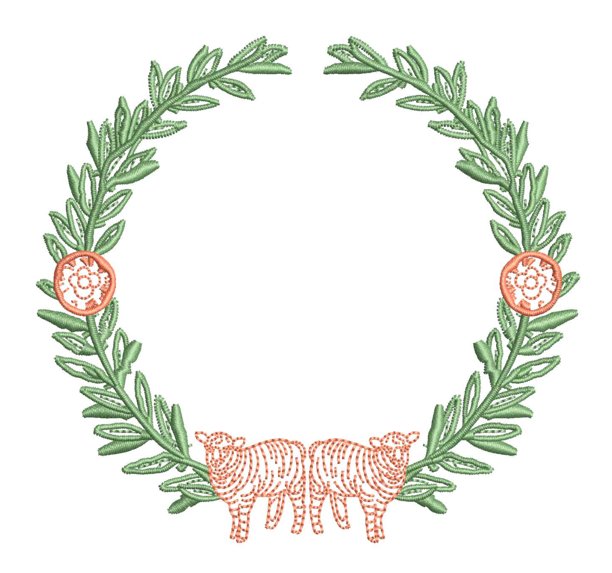 Sweet Lambs for Embroidery