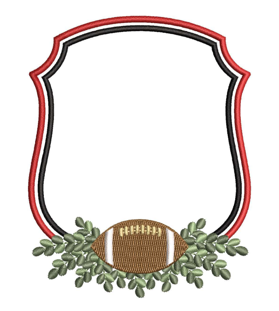 Go Team Crest for Embroidery