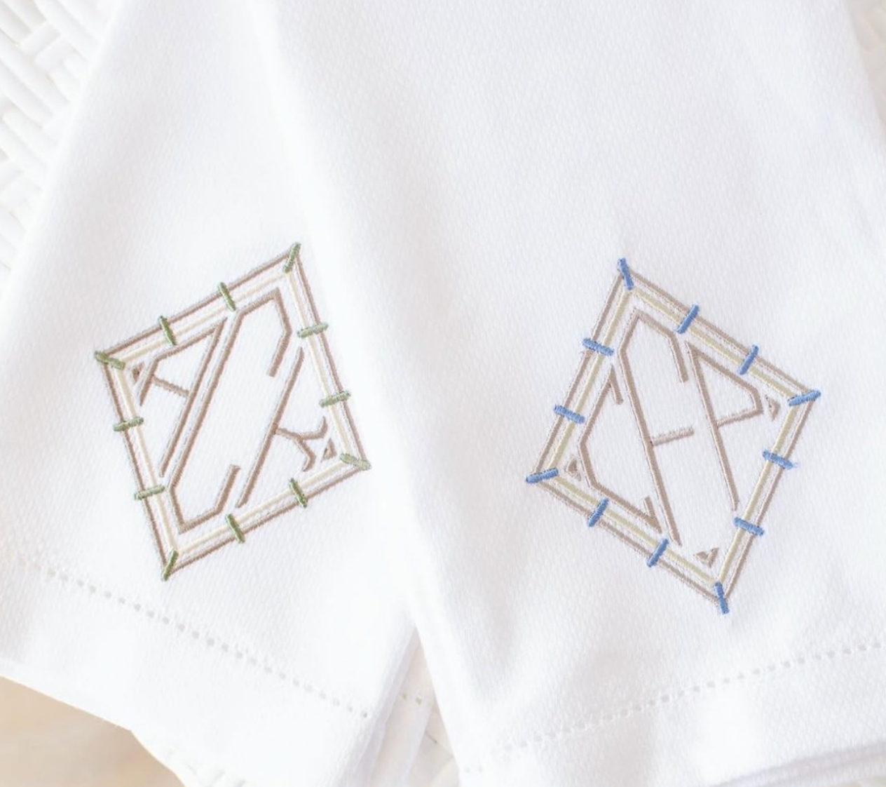Monogram Diamond Font for Print