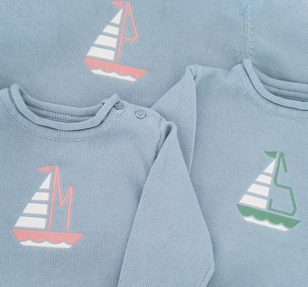 Single Sail Font for Embroidery
