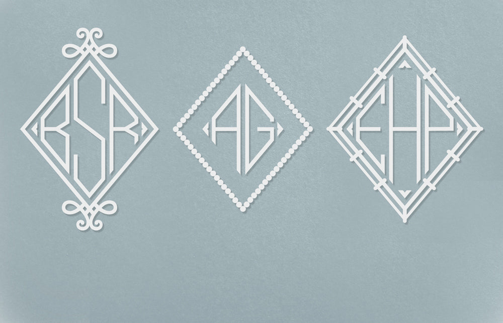 Monogram Diamond SVG Files