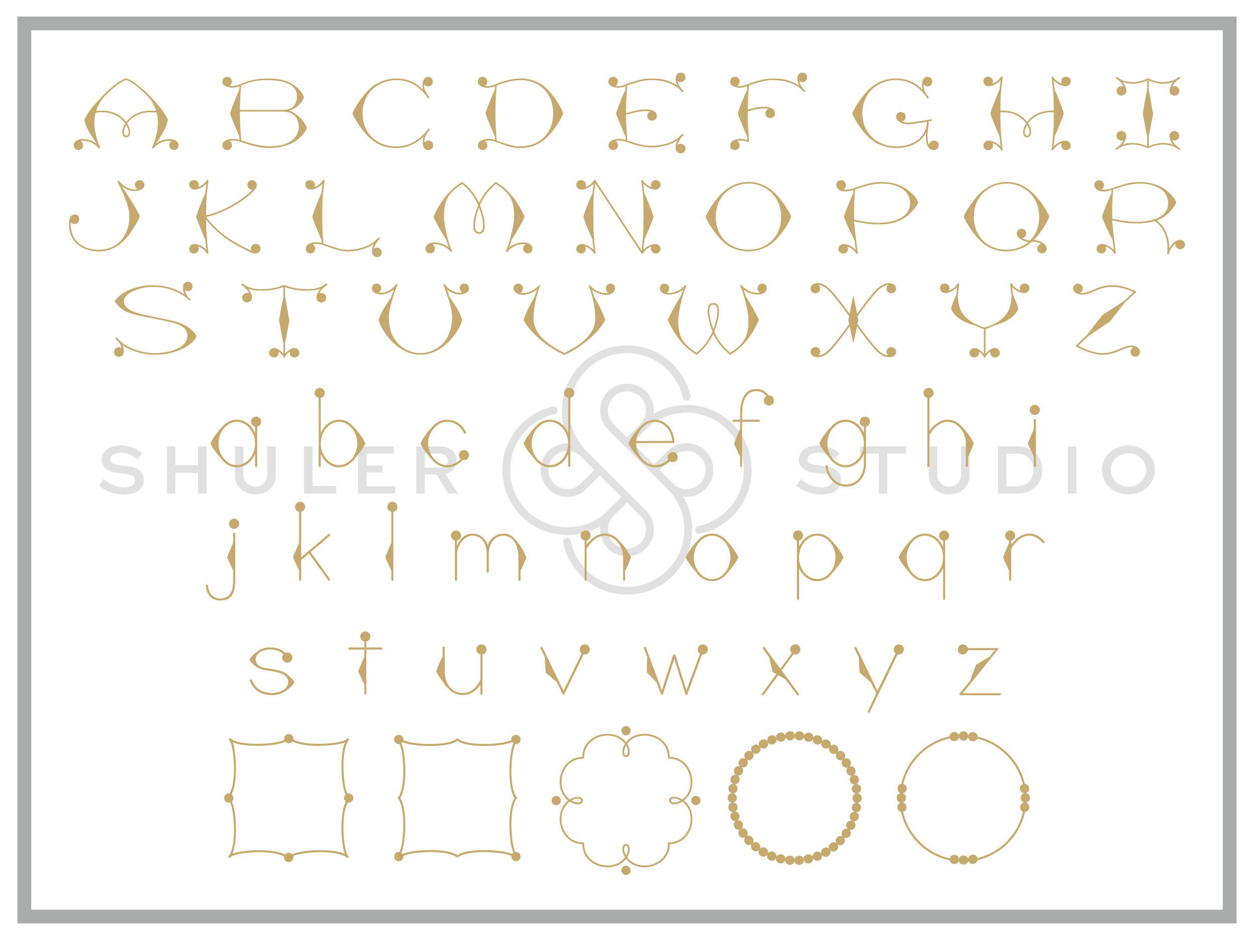 Single Bombay Font for Embroidery