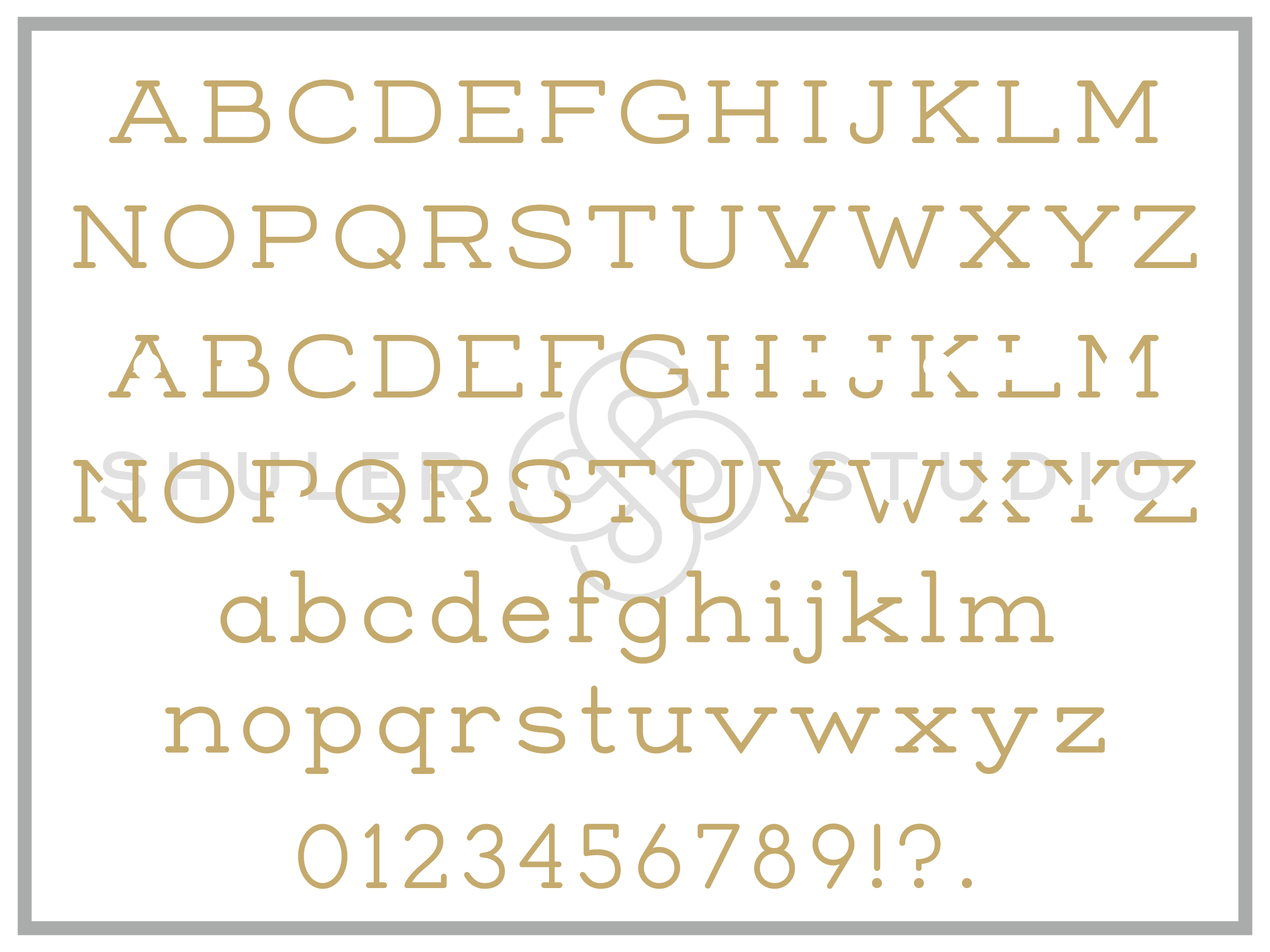 Single Remington Font Set for Embroidery