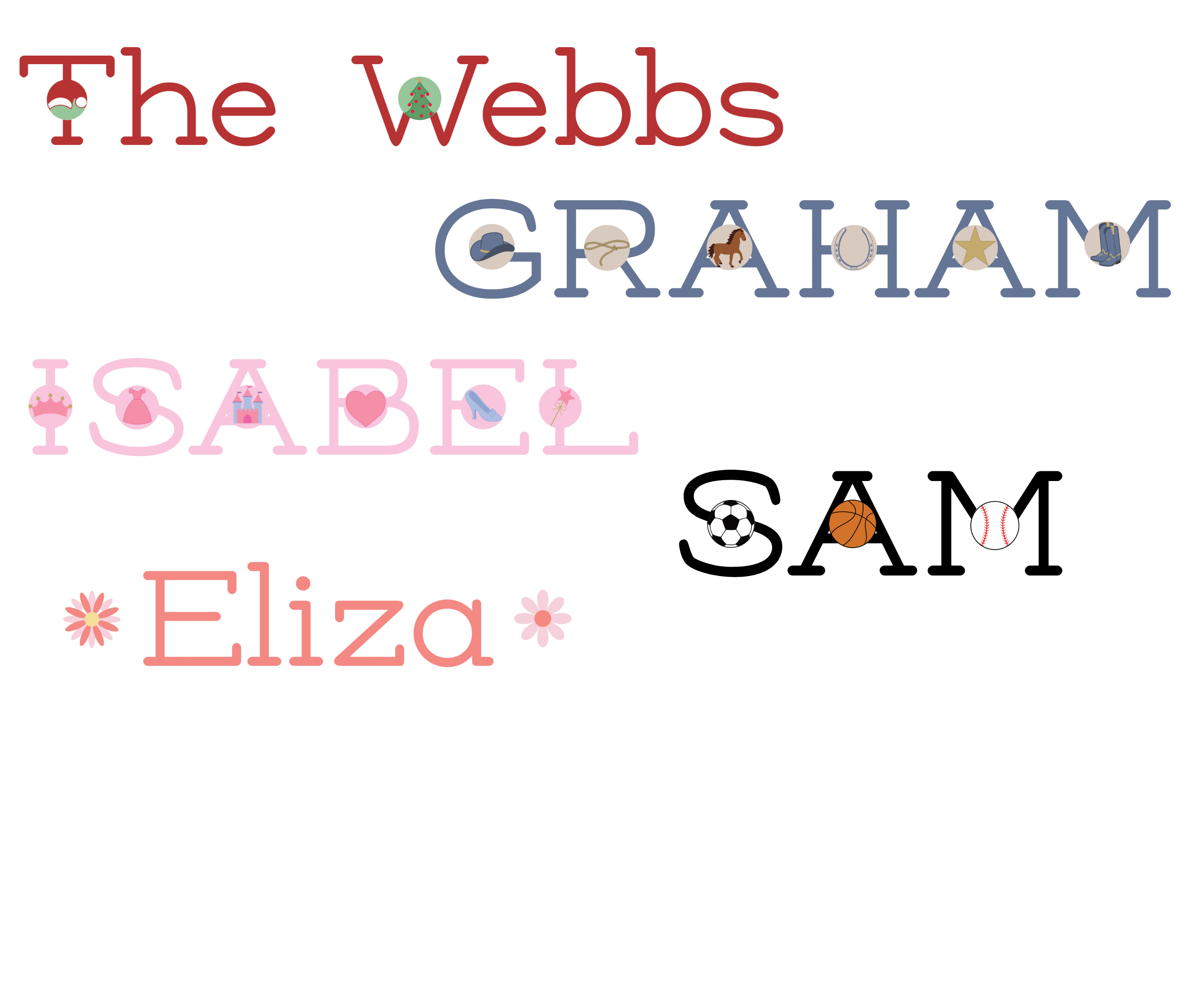 Single Remington Font Set for Print