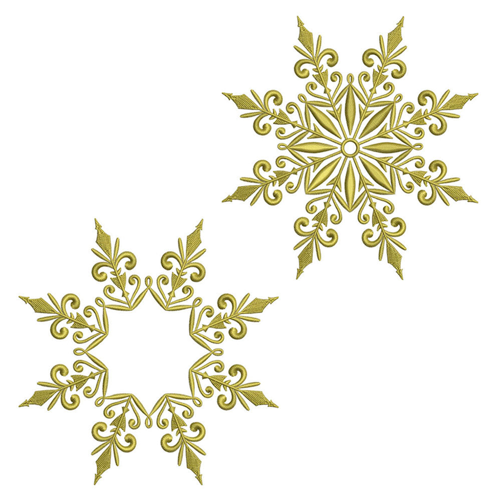 Aspen Snowflakes for Embroidery