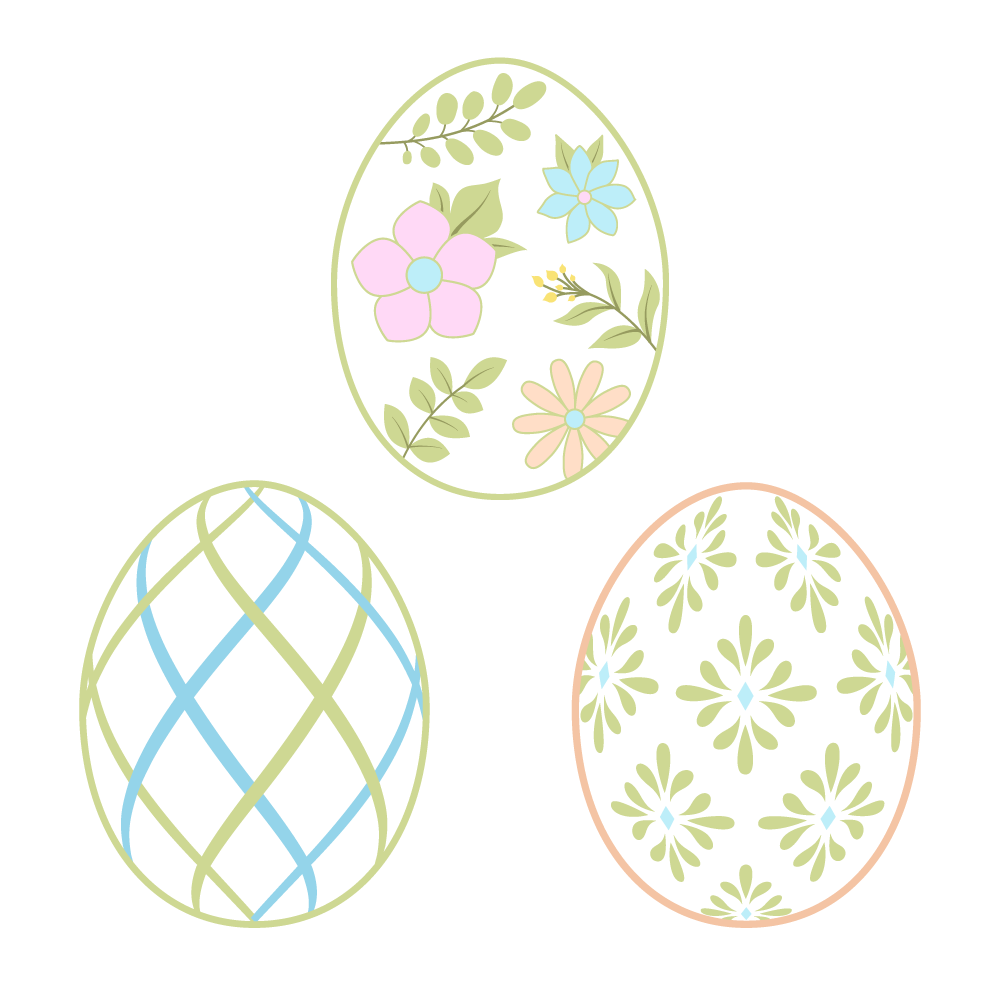 Beatrix Eggs Set II for Print