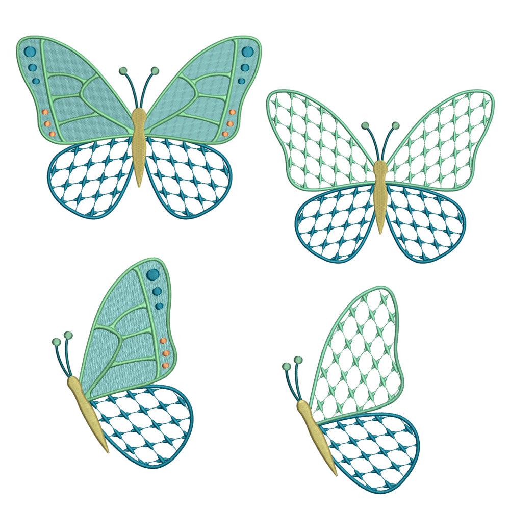 Chic Butterflies for Embroidery