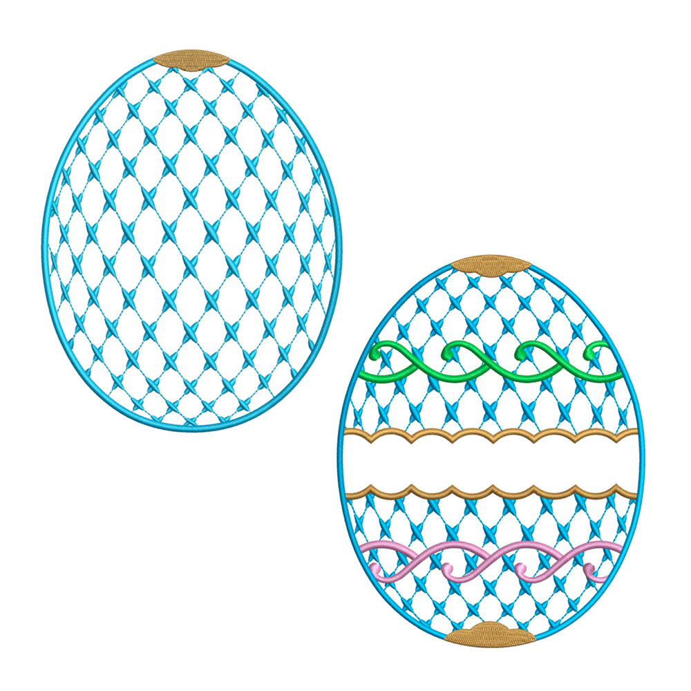 Chic Eggs for Embroidery