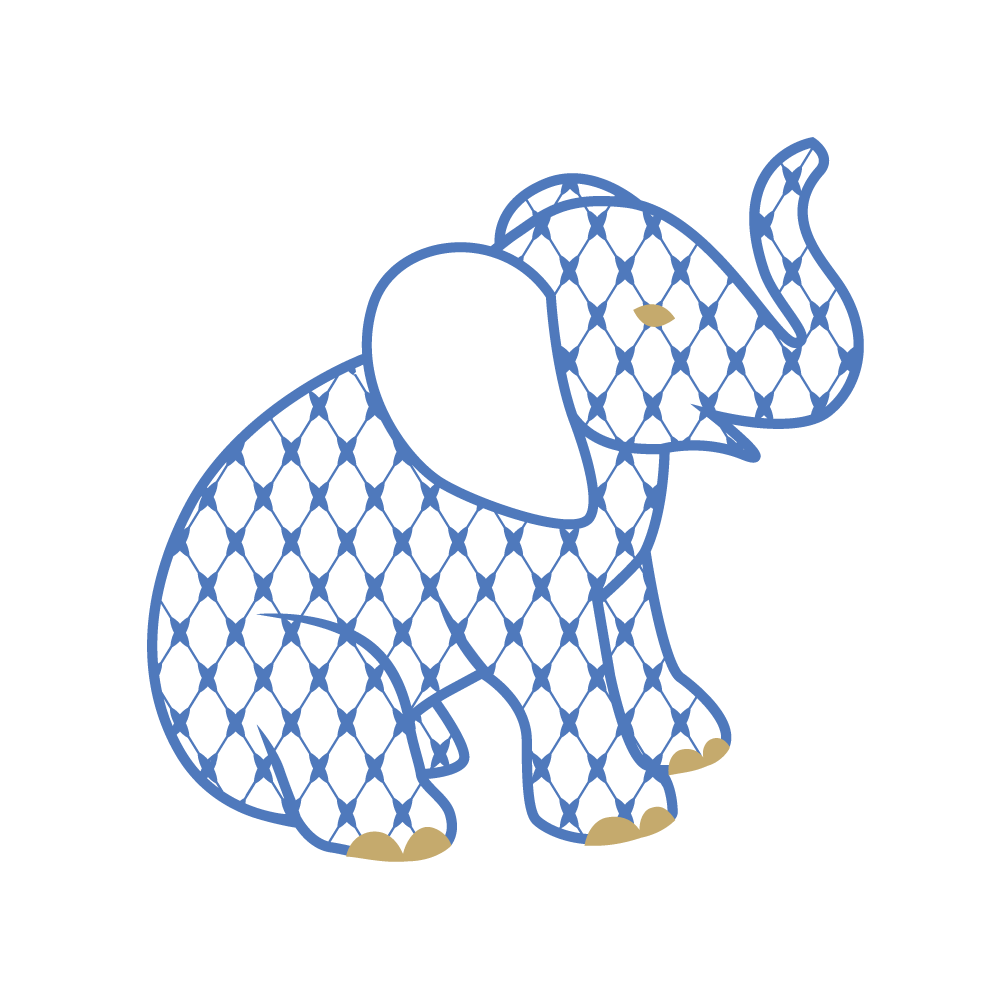 Chic Elephant for Print