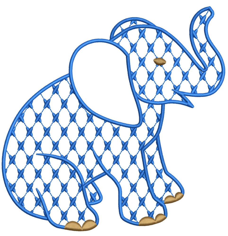 Chic Elephant for Embroidery