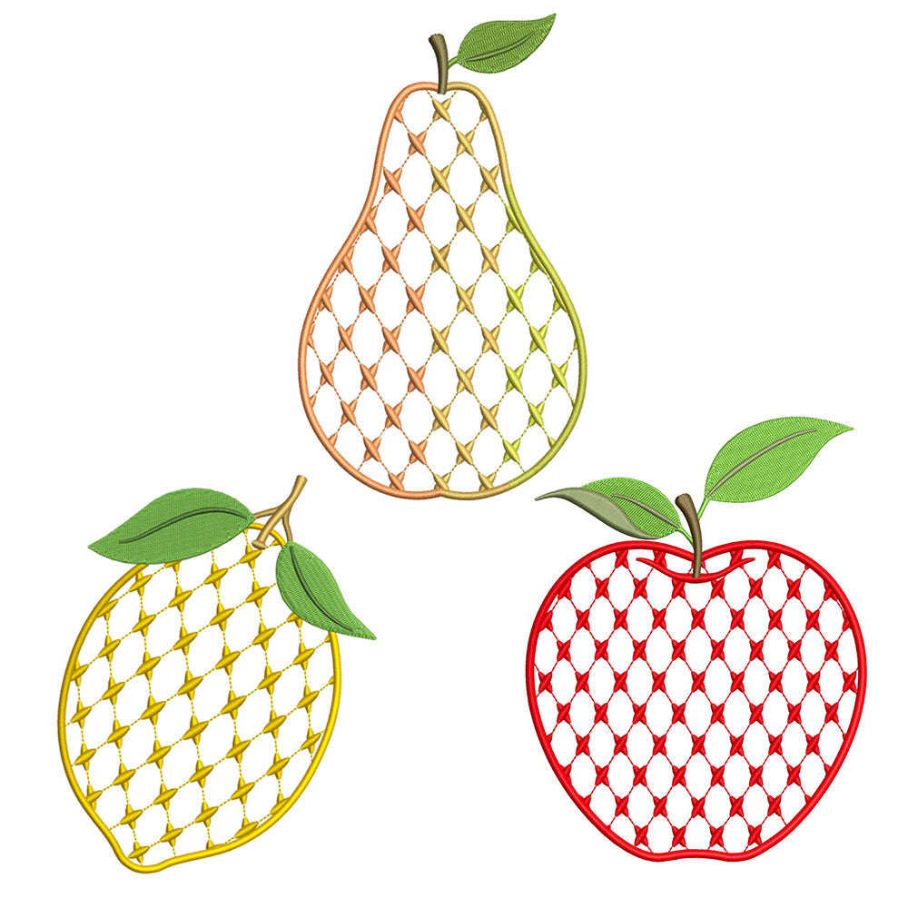 Chic Fruit Set I for Embroidery