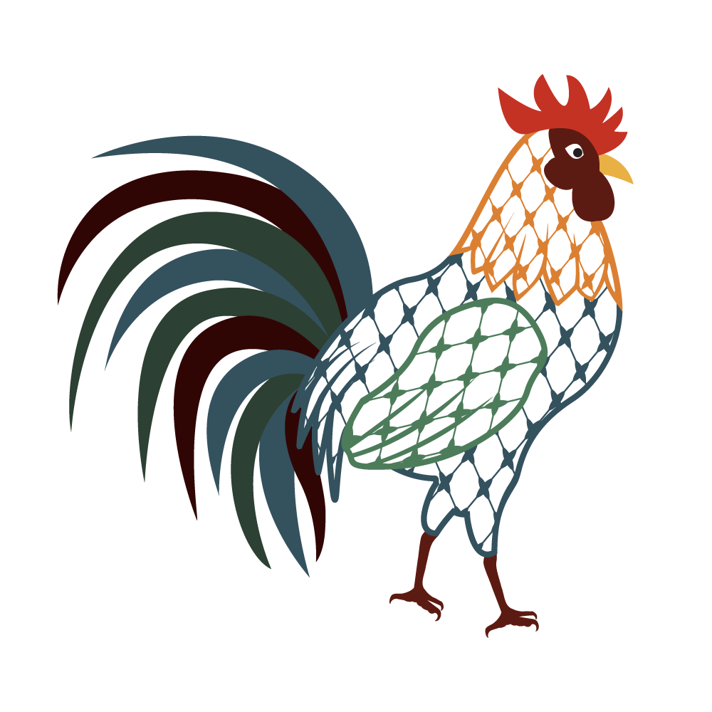 Chic Rooster for Print
