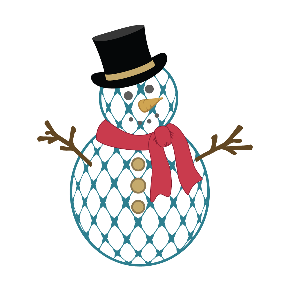 Chic Snowman for Print