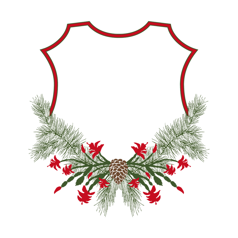 Christmas Cactus Crest for Print – Shuler Studio christmas-cactus-crest-for-print-shuler-studio