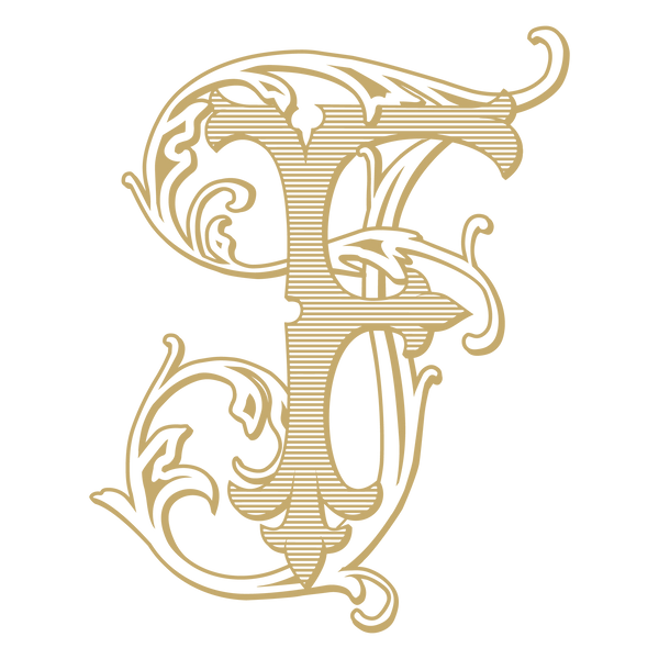 Shuler Monogram F Letter F for print – Shuler Studio