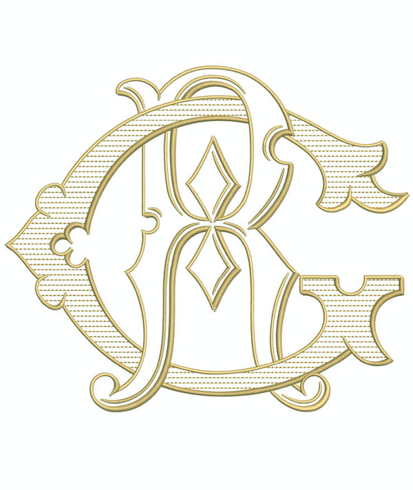 2 Rgr Embroidery Letter R for embroidery – Shuler Studio
