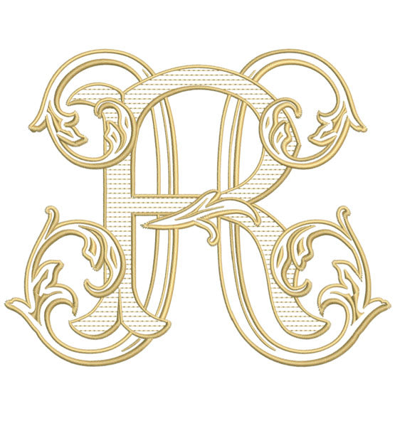 Embroidery Pattern Letter R Letter R for embroidery – Shuler Studio