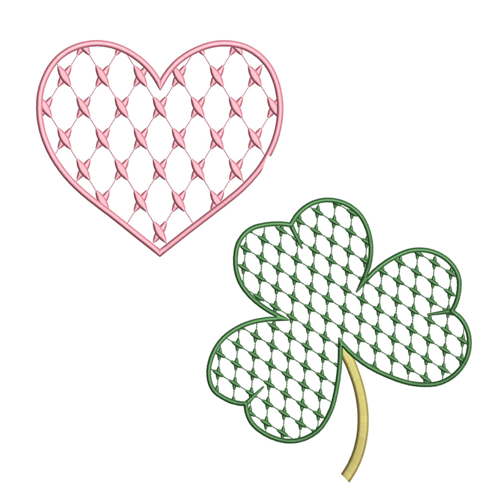 Chic Heart & Chic Shamrock for Embroidery