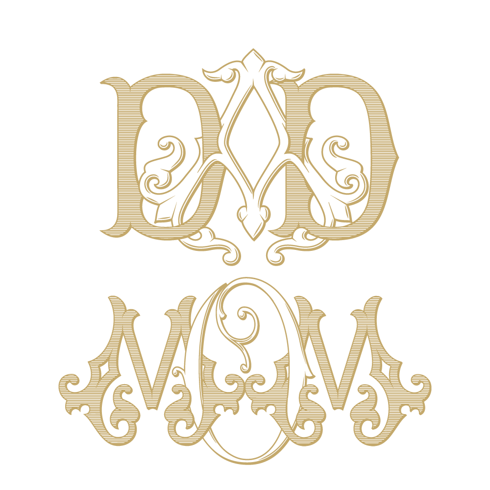 Mom and Dad Monograms for Print