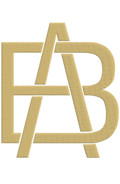 Monogram Block AB for Embroidery – Shuler Studio