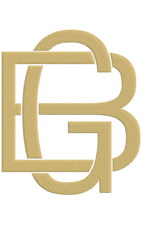 Monogram Block BG for Embroidery