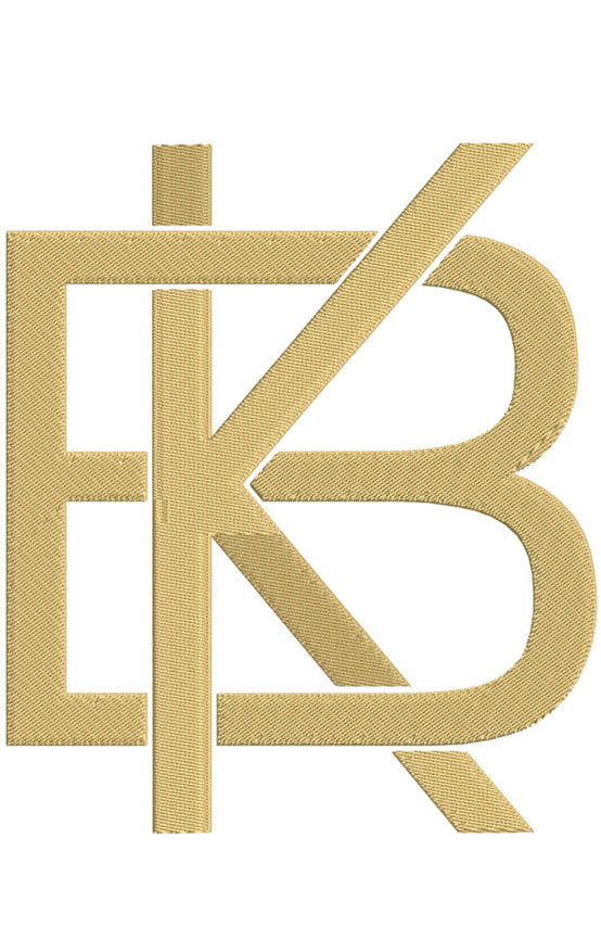 Monogram Block BK for Embroidery