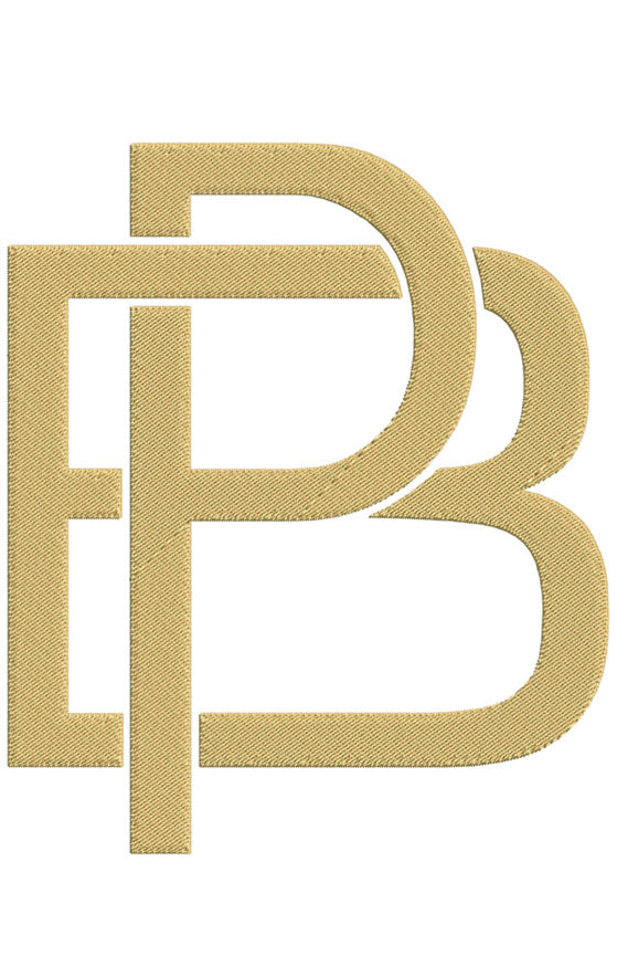 Monogram Block BP for Embroidery