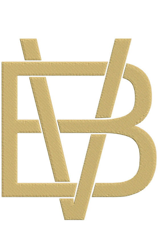 Monogram Block BV for Embroidery