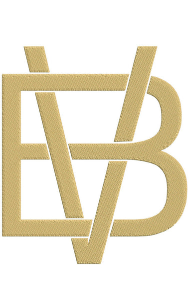 Monogram Block BV for Embroidery – Shuler Studio