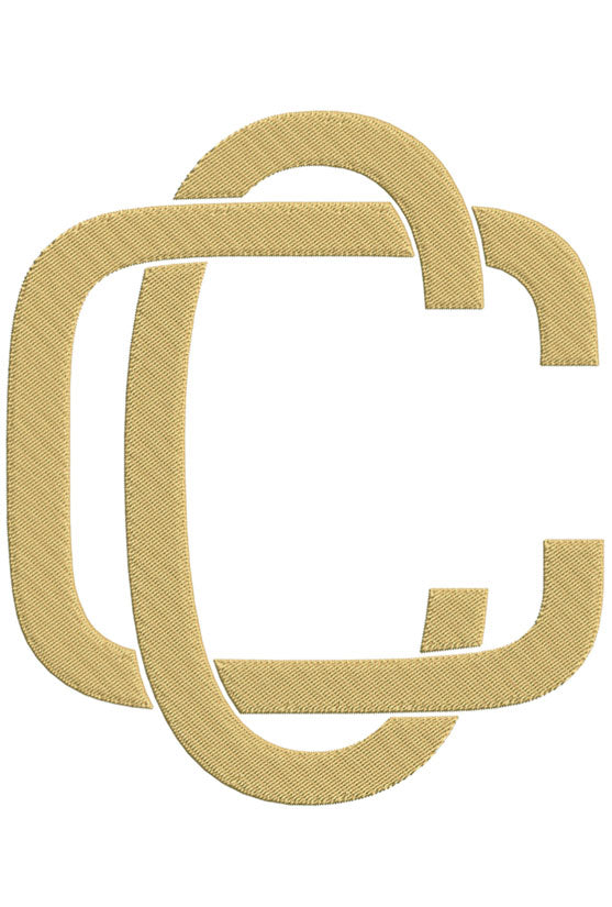 Monogram Block CC for Embroidery