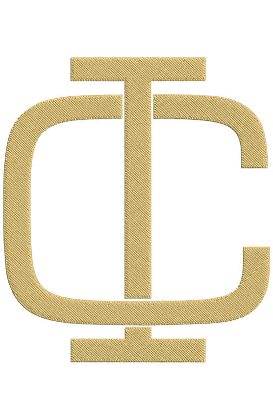 Monogram Block CI for Embroidery