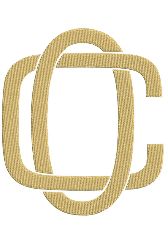 Monogram Block CO for Embroidery