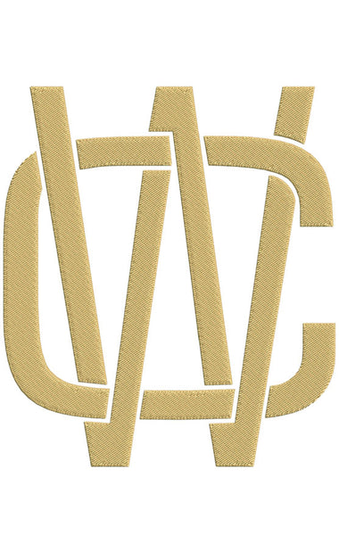 Monogram Block CW for Embroidery – Shuler Studio