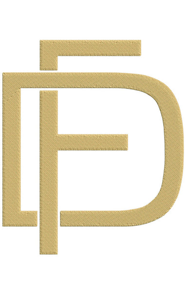 Monogram Block DF for Embroidery – Shuler Studio