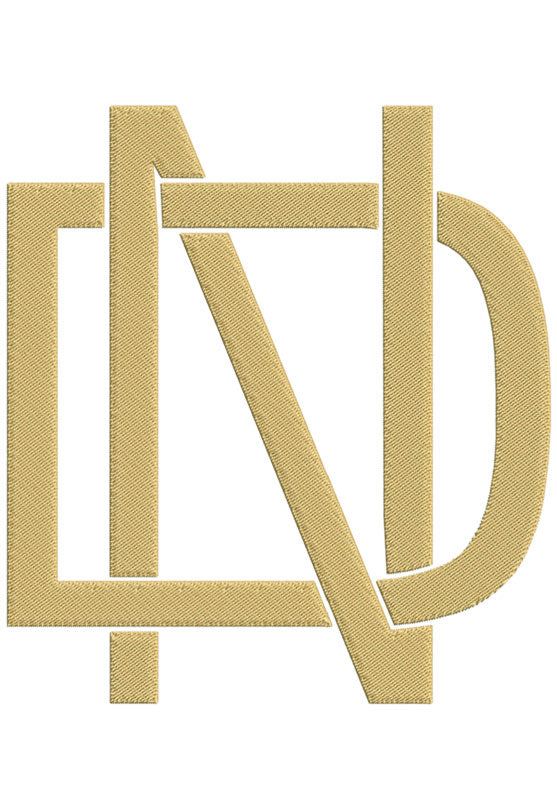 Monogram Block DN for Embroidery